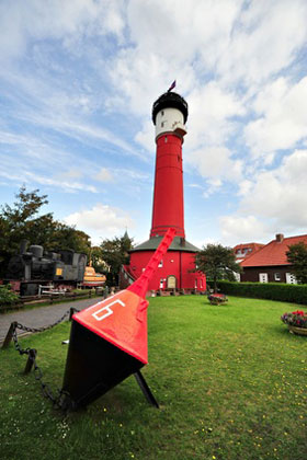 Bild vom Leuchtturm auf Wangerooge