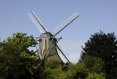 Bild einer Windmühle in Dithmarschen